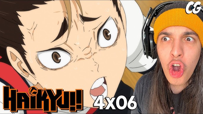 VACILÃO! KAGEYAMA ATACOU O NISHINOYA! - React Haikyuu 4 EP 6 