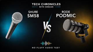 Studio Broadcast vs Stage Legend: Rode PodMic vs Shure SM58
