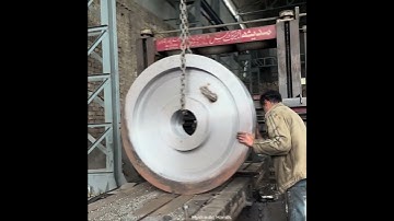 Machining proess of 2000KG Industrial Project with 100yrs old british machine