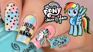 DIY My Little Pony x China Glaze Unicorn Nail Art