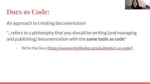 Docs-as-code: Writing, Publishing, & Maintaining Documentation for Your Projects