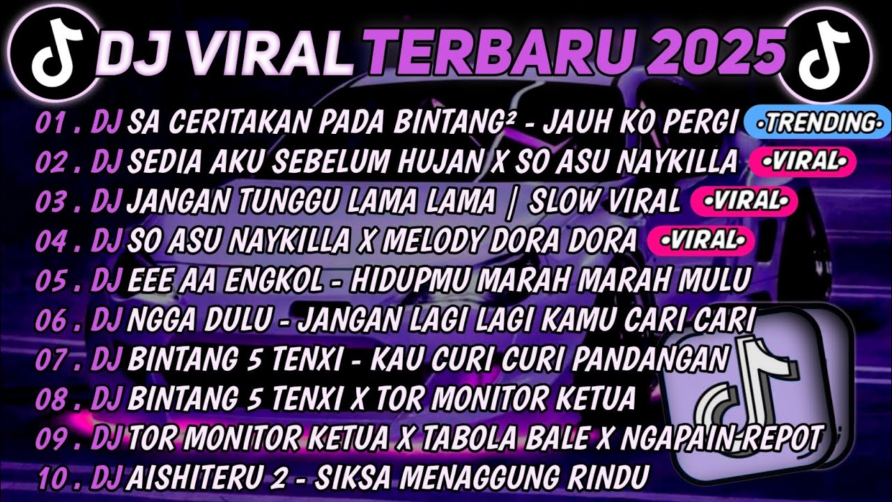 DJ TIKTOK TERBARU 2025🎵DJ SA CERITAKAN PADA BINTANG BINTANG🎵DJ SEDIA AKU SEBELUM HUJAN - IDGITAF 