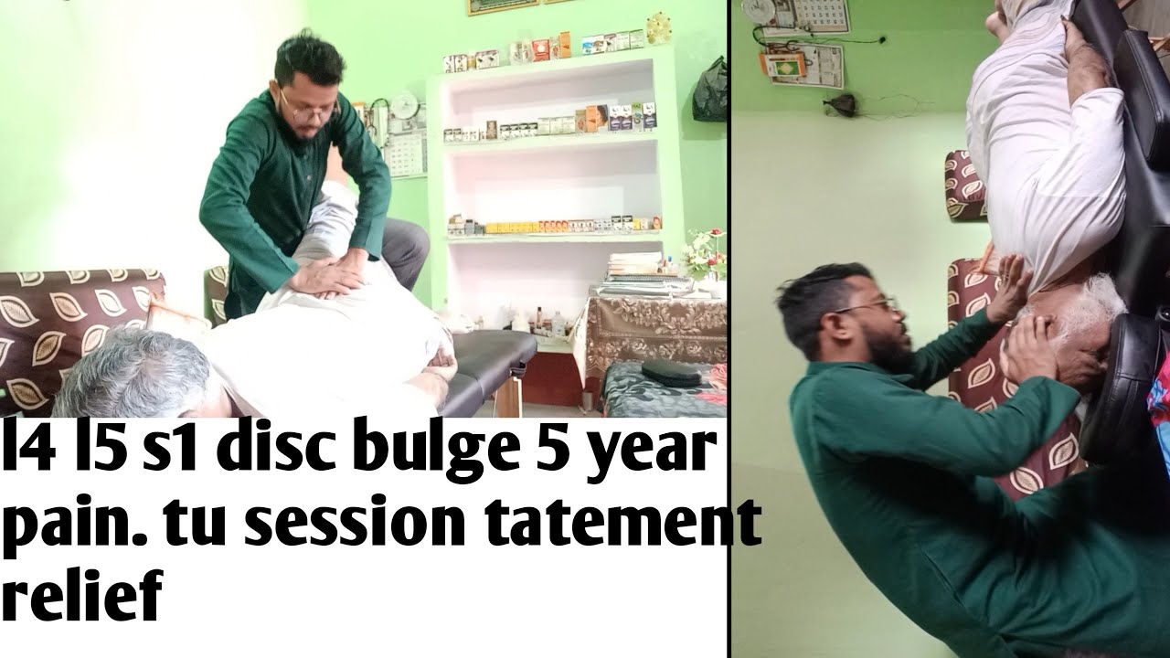 l4 l5 disc bulge treatment in hindi chiropractic Adjustment YouTube