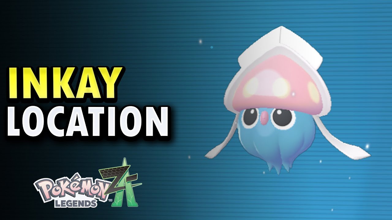 Inkay Location - Pokedex No. 159 Pokemon Legends Z-A - YouTube