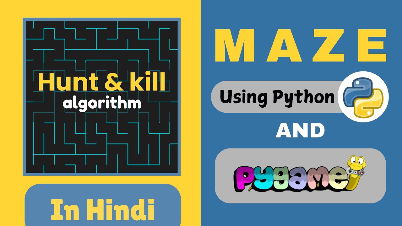 Maze Algorithm Python Build a Professional Maze Generator in Python! Hunt & Kill Algorithm ...