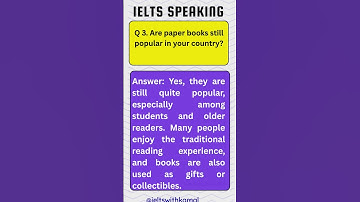 IELTS Speaking Deel 1: Inleidende vragen met voorbeeldantwoorden #shorts #spokenenglish