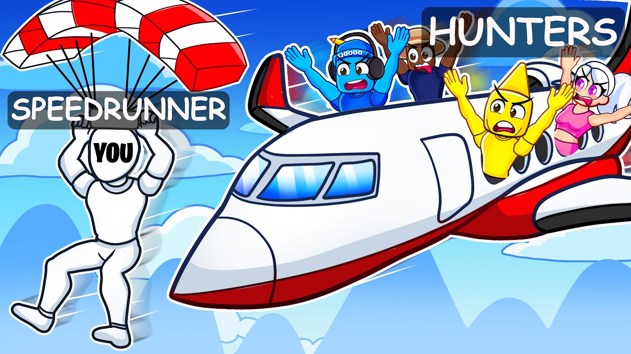 YOU ARE A SPEEDRUNNER vs HUNTERS in GTA 5..