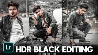 Lightroom HDR Black tone editing tutorial:// download FREE HDR Black preset for lightroom mobile screenshot 3