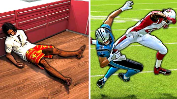 Madden 21 Online Career #3 | Craziest Flu Game | Hardest Hit Stick On Christian McCaffrey