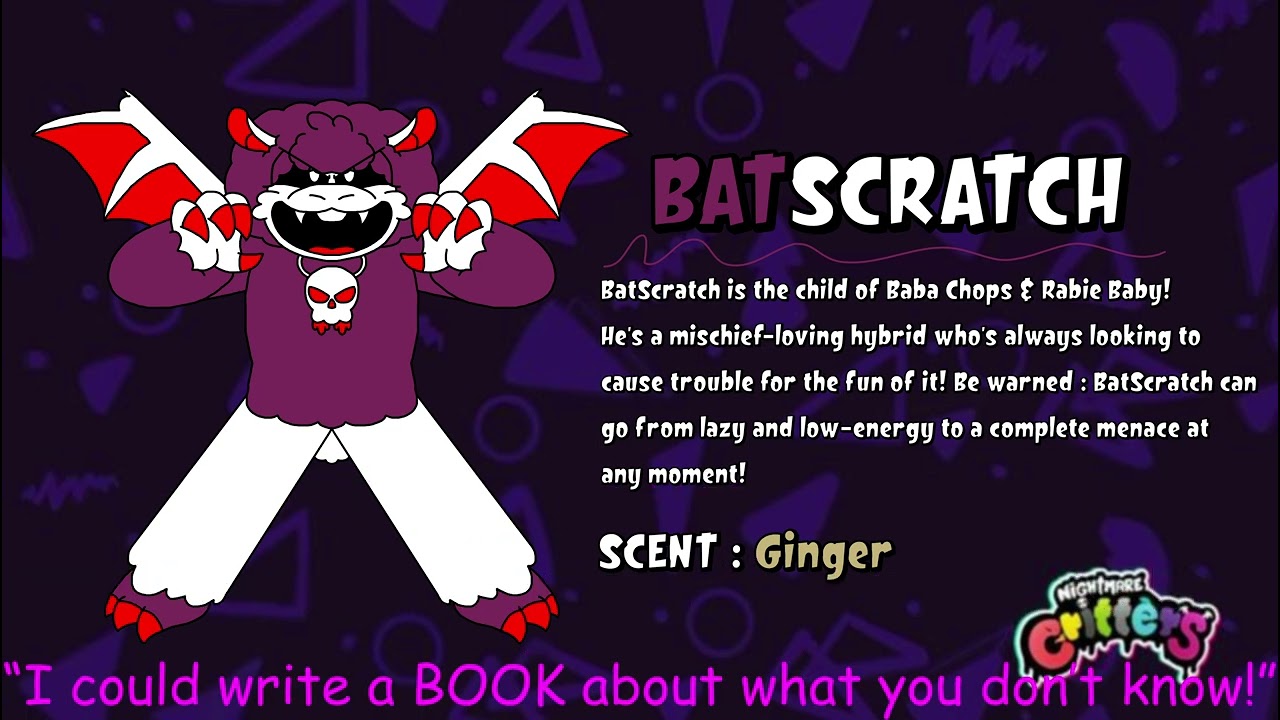 (Poppy Playtime OC) BatScratch Voice!