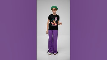 Thumbnail of bella canvas t shirt video featuring a girl posing with cool sunglasses in a studio 7899v