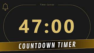 47 Minute Timer ⏱️ |  Solid Concentration Session