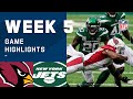 Cardinals vs. Jets Week 5 Highlights | NFL 2020