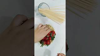 Chocolate Strawberry Bouquet For Valentine DIY shorts chocolatestrawberry kiransrecipemantra
