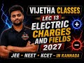 Electric charges &amp; Fields lec 13|class 12 physics|JEE2027|NEET|KCET|#KARNATAKA#NEET#KCET#JEE