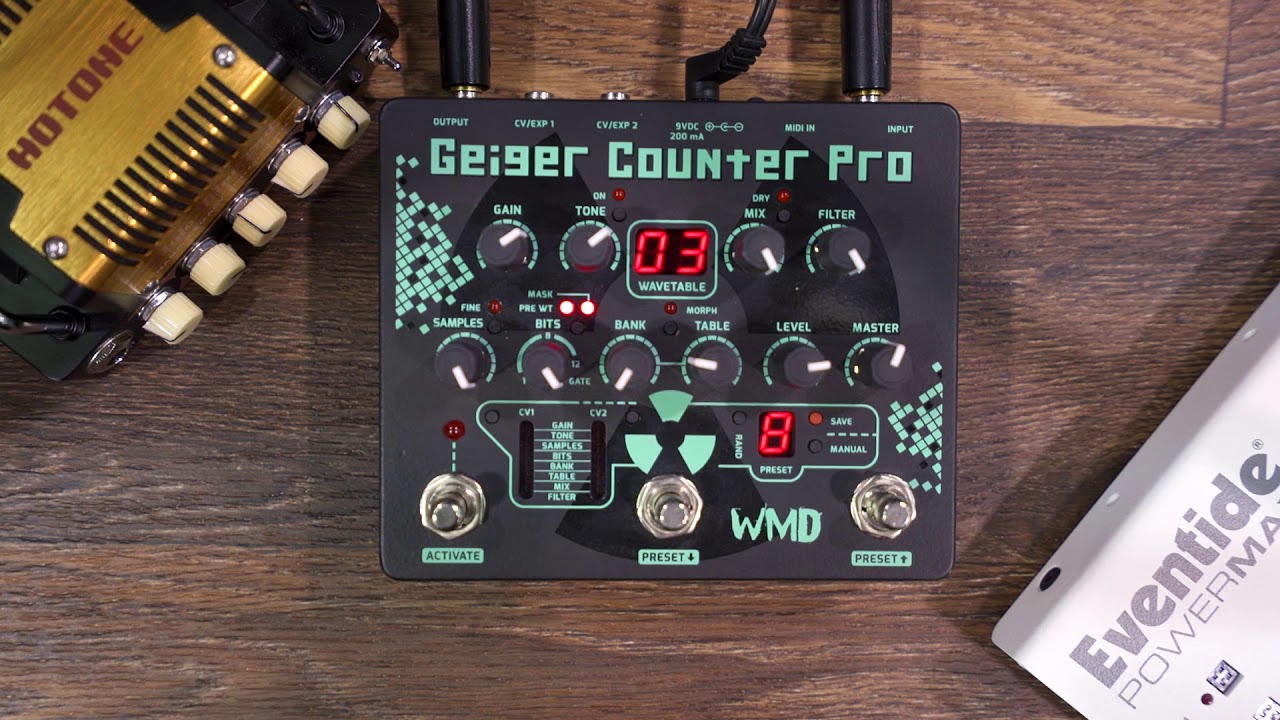 WMD - Geiger Counter Pro (NAMM 2018 Pedal Demo Marathon)