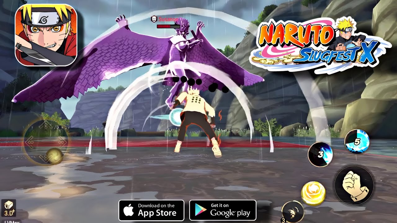Naruto Slugfest X Open World Gameplay