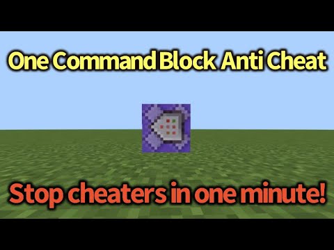 Minecraft Anti Cheat With One Command Block