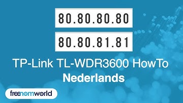 Freenom World TP-Link TL-WDR3600 HowTo (Nederlands)