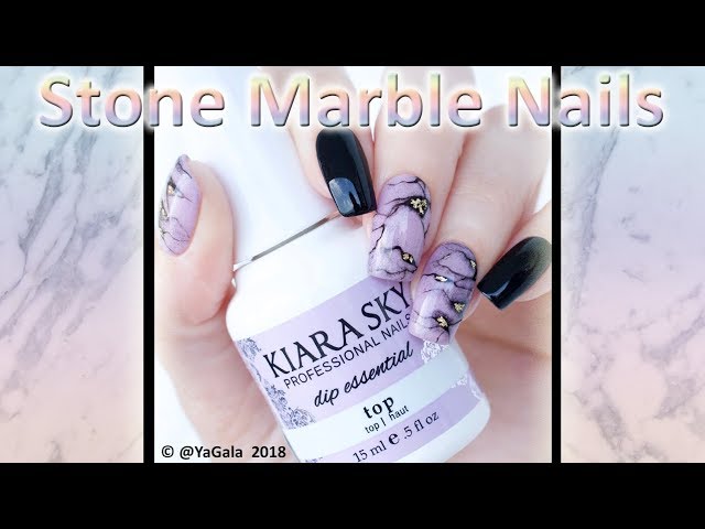 Stone marble with acrylic powder / Каменные текстуры акрилом