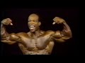 Albert Beckles posing at the 1984 Mr. Olympia