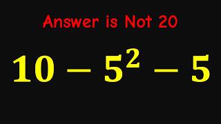 The Viral Order of Operations Puzzle
