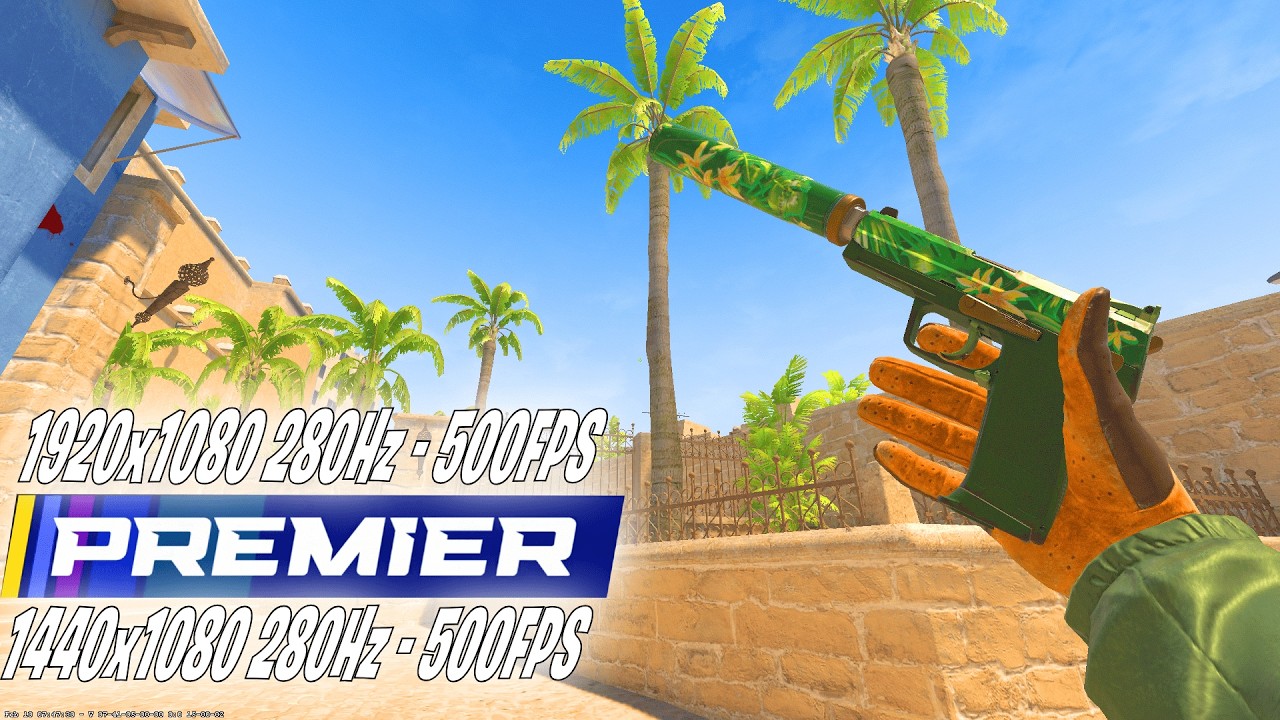 🎯 500FPS 280HZ | MIRAGE & DUST2 | PREMIER 13K MÁXIMA FLUIDEZ 😎  [ GAMEPLAY COMPLETO ] 📈