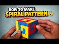 How to make spiral pattern 🧩 l  [2026]#cube #shortclips #video