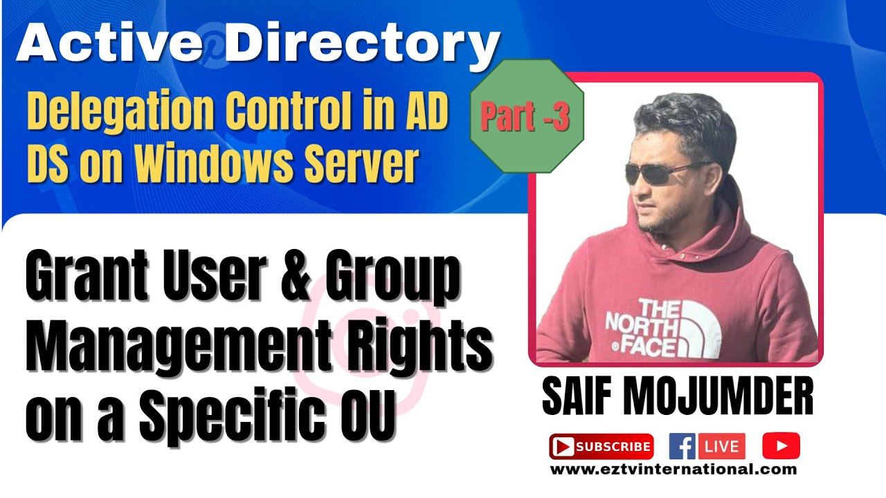 Делегирование в Active Directory | Предоставьте группе разрешение на создание и удаление пользова...