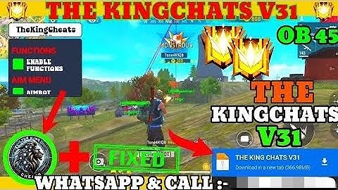 THE KING CHEATS V31 | OB45 FF HACK | FREE FIRE MOD MENU | THE KING CHEATS MOD MENU | FF HACK 2025