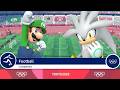 Mario &amp; Sonic at the Tokyo 2020 Olympic Games - Luigi/Peach Vs. Silver/Blaze
