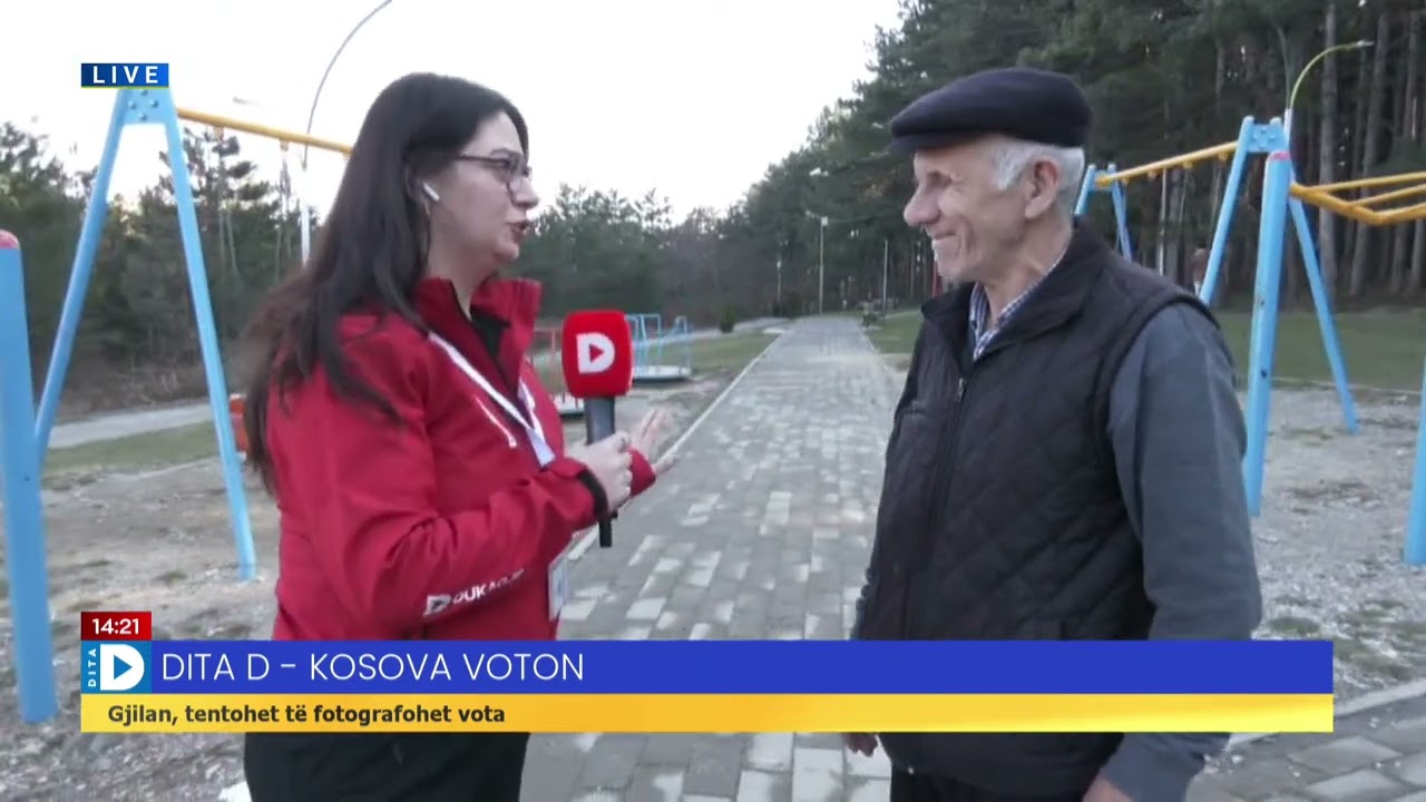 Gazetarja Kaltrina live nga parku i Lirisë në Ferizaj/ Qytetari: