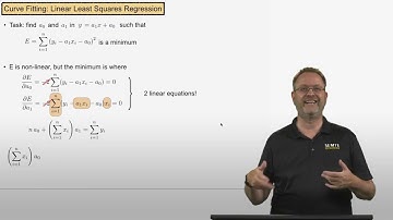 Lecture 4-2 | Linear Least Squares Regression | Advanced Mathematical Methods for Engineers
