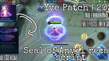 Seal Of Anvil recall script 2021 | IanTzy Official
