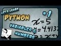 Let's Learn Python - Basics #1 of 8 - Integers, Floats and Maths