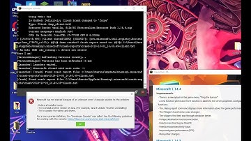 Minecraft 1.14.4 crashes while loading world with shaders