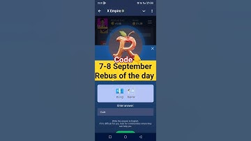 7-8 Rebus of the day code|X Empire|Musk Empire|today