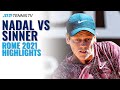 Jannik Sinner vs Rafa Nadal Match Highlights | Rome 2021