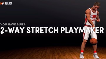 NBA 2K22-2 Way Stretch Playmaker Build!
