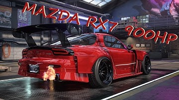 Need for Speed Heat Gameplay - 900HP Mazda RX7 Sprit R Customization | Max Build 400+