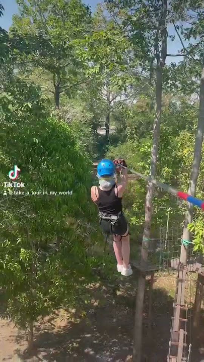 Zip-lining Tree top adventure park Hua hin