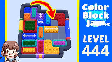 Color Block Jam Level 444 Solution Walkthrough