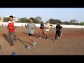 An early morning running session at nehru stadium by op group