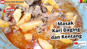 Resep Masak Kari Daging dan Kentang Simple | Rempahnya sederhana Cepat dan Mudah