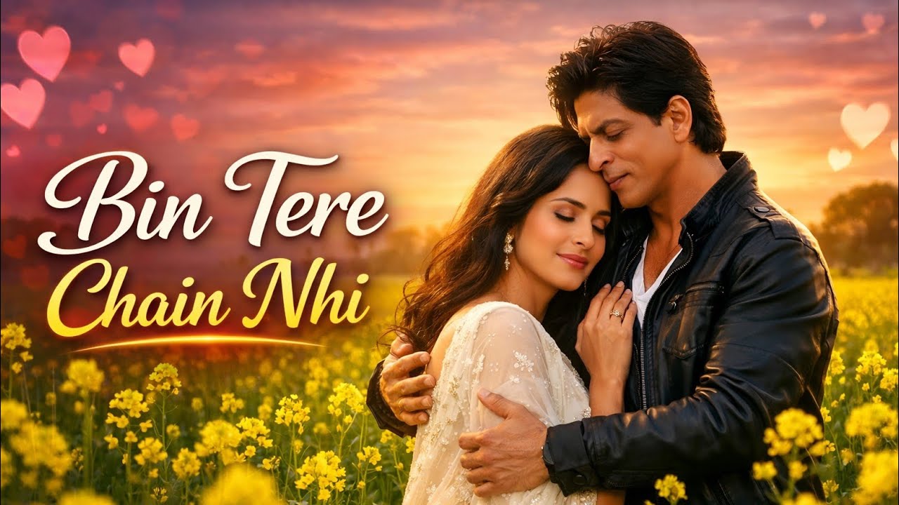 Bin Tere Chain Nhi Official Music Video | Shahrukh Khan & Katrina Kaif | Arijit Singh |  Lofi Music