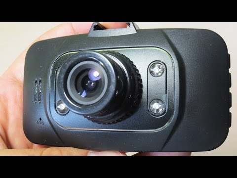 Китайский видео регистратор GS8000L. Распаковка и примеры видео днем и ночью.