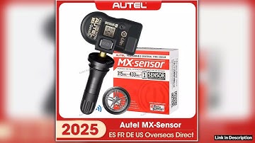 Autel MXSensor TPMS Sensors 2in1 315MHz 433MHz Frequencies Pressin Tire Replacement Autel Sensor Wo