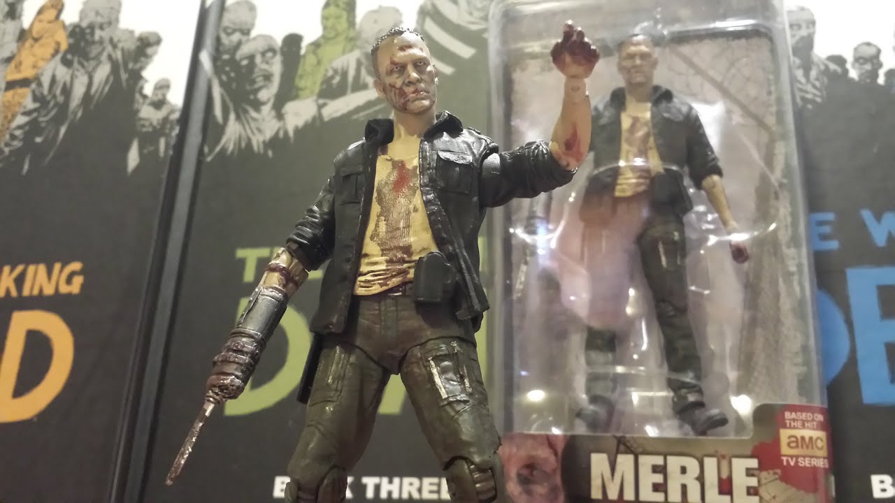 The walking dead tv series 5/ Merle zombie action figure (HD)