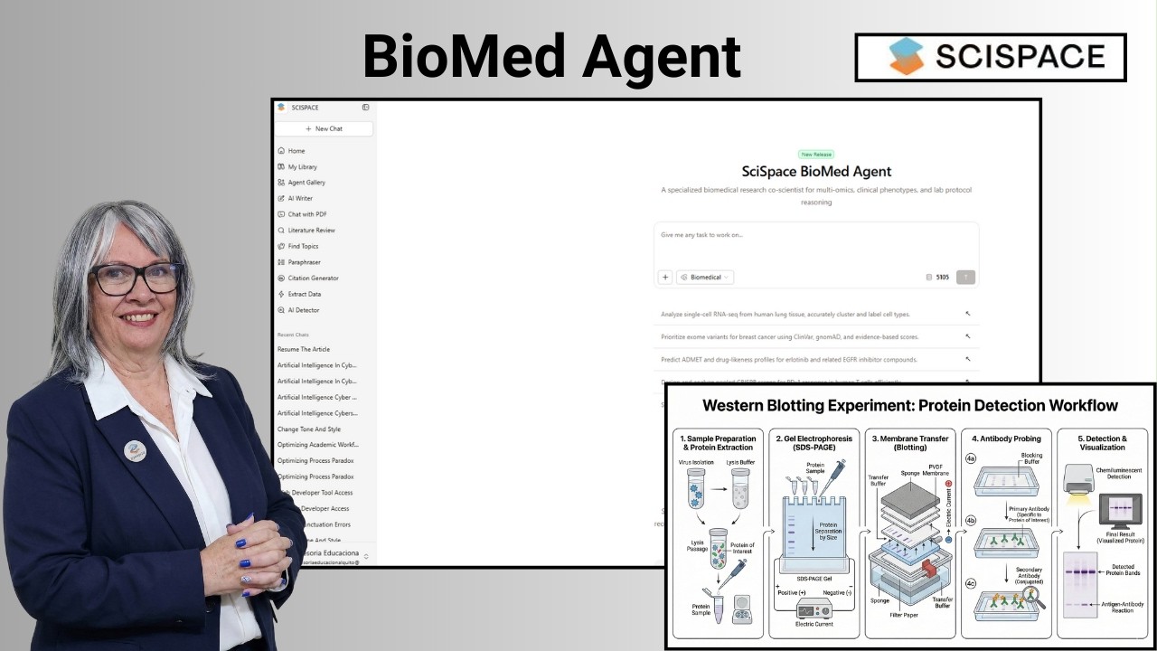 Automatiza CRISPR, Exomas e Ilustraciones en 5s 🧪 SciSpace BioMed Agent