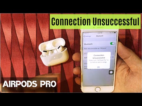 Fix AirPods Pro Connection Unsuccessful Error - iOS 15